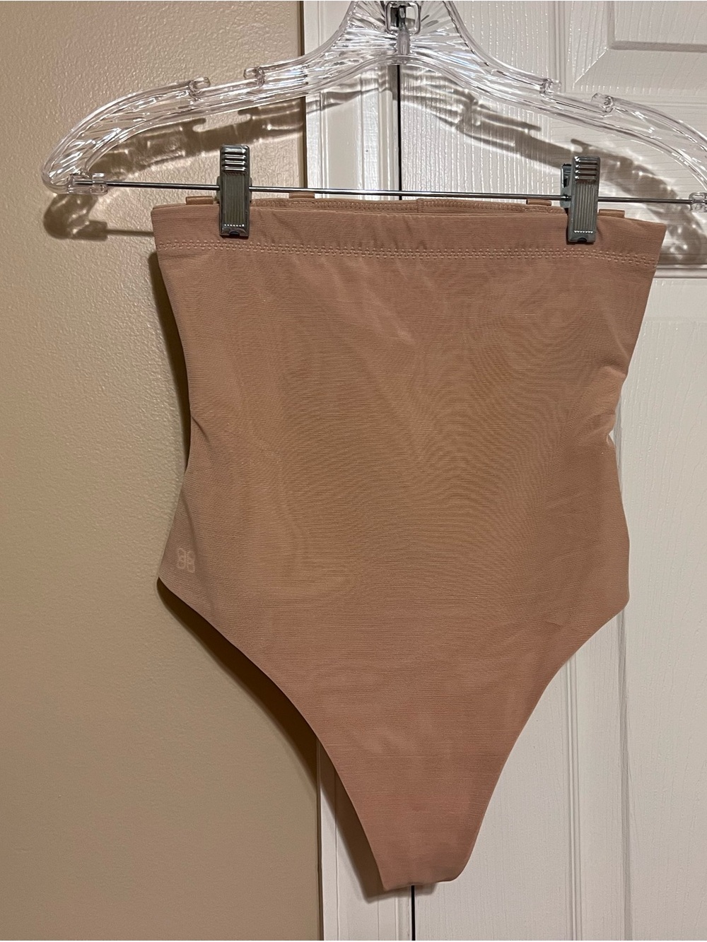 Honeylove SuperPower Sculpting Thong Shapewear Nude Size Small w/ Straps